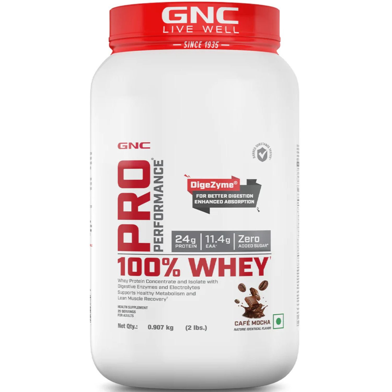 GNC Pro Performance 100% Whey Protein Powder 2lbs (6)