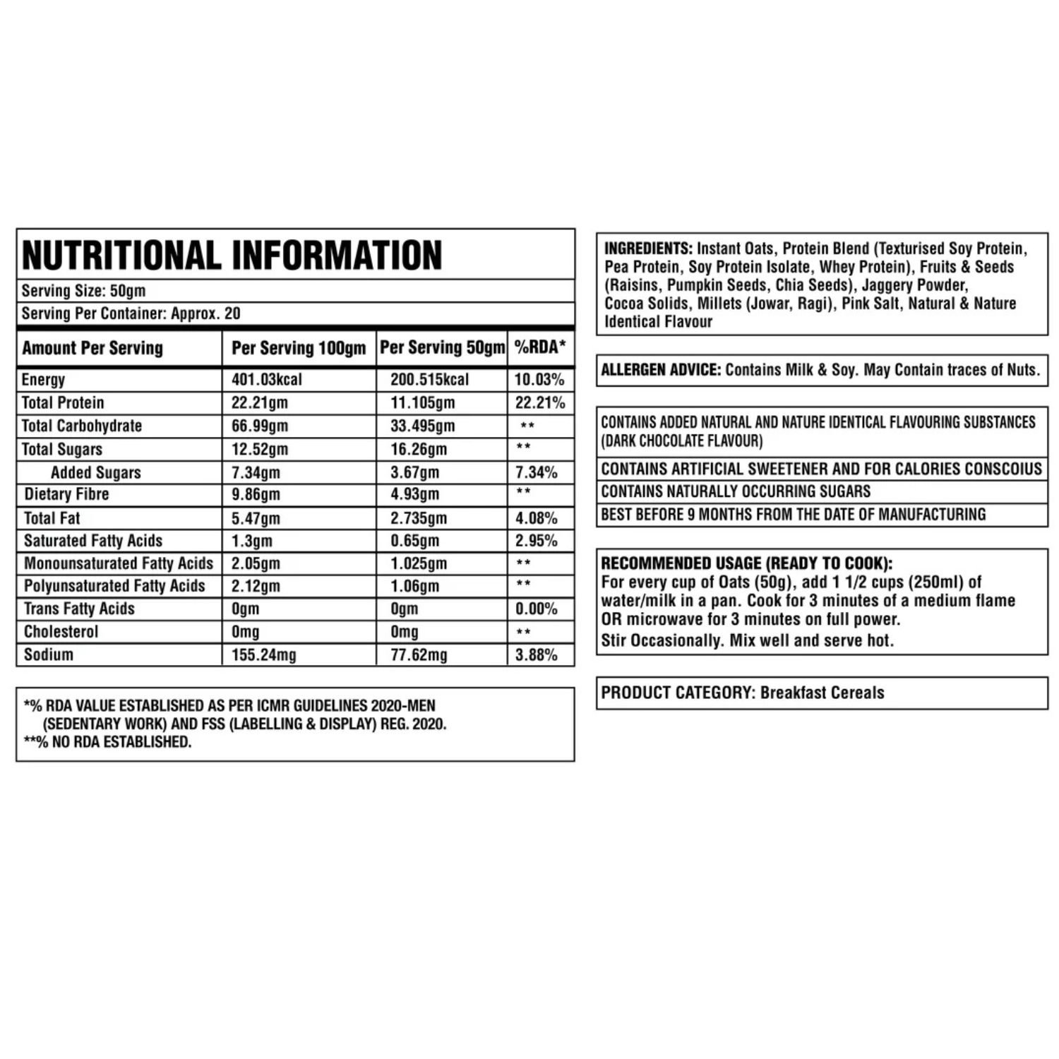 Corebolics Protein Oatmeal (3)